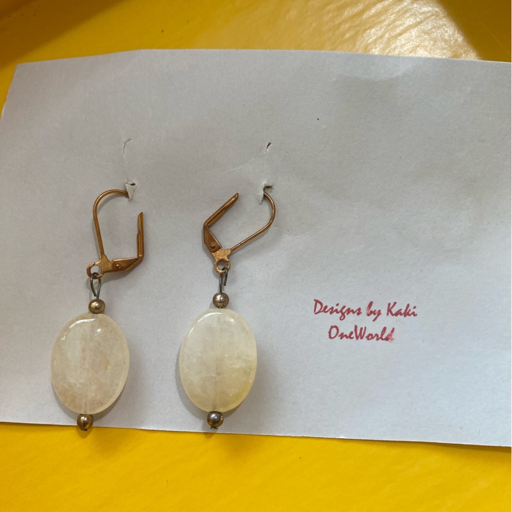 Gemstone earrings
